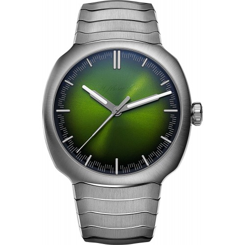 H. MOSER & CIE STREAMLINER CENTRE SECONDS MATRIX GREEN STAINLESS GREEN 40MM - 6201-1200