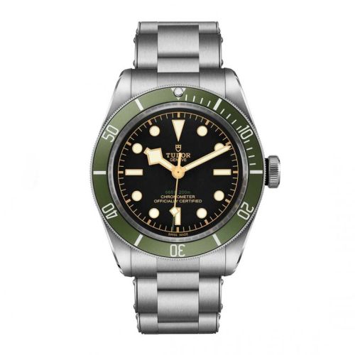TUDOR BLACK BAY STEEL GREEN BEZEL BLACK DIAL (2025) - 79230G