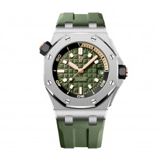 AUDEMARS PIGUET ROYAL OAK OFFSHORE 42MM DIVER STEEL KHAKI GREEN - 15720ST.OO.A052CA.01