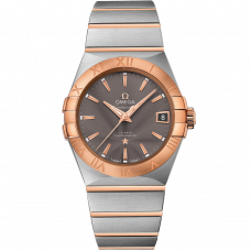 OMEGA CONSTELLATION 38MM STEEL & RED GOLD GREY DIAL - 123.20.38.21.06.002 OMEGA CONSTELLATION 38MM STEEL & RED GOLD GREY DIAL - 123.20.38.21.06.002
