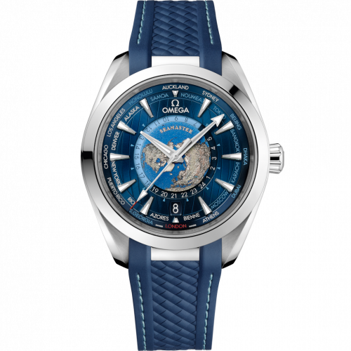 OMEGA SEAMASTER AQUA TERRA 150M STEEL WORLD TIME (2023) - 22012432203001