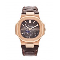 PATEK PHILIPPE NAUTILUS ROSE GOLD MOONPHASE, POWER RESERVE (2007) 5712R-001 PATEK PHILIPPE NAUTILUS ROSE GOLD MOONPHASE, POWER RESERVE (2007) 5712R-001