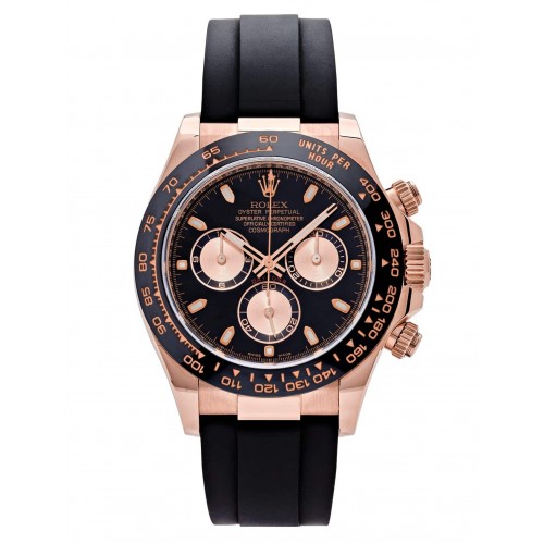 ROLEX COSMOGRAPH DAYTONA OYSTERFLEX ROSE GOLD BLACK DIAL (2022) - 116515LN