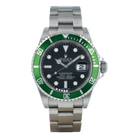 ROLEX SUBMARINER "KERMIT"  STAINLESS STEEL 40MM (2007) - 16610LV