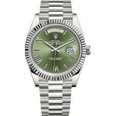 ROLEX DAYDATE 40 WHITE GOLD OLIVE GREEN DIAL (2023) - 228239 ROLEX DAYDATE 40 WHITE GOLD OLIVE GREEN DIAL (2023) - 228239