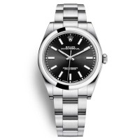 ROLEX OYSTER PERPETUAL 39 STAINLESS STEEL BLACK 114300 (2019)