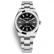 ROLEX OYSTER PERPETUAL 39 STAINLESS STEEL BLACK 114300 (2019)