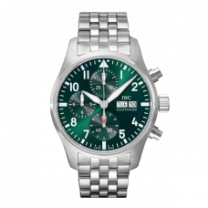 IWC PILOT'S WATCH CHRONOGRAPH 41 STEEL GREEN DIAL (2021) - IW388103