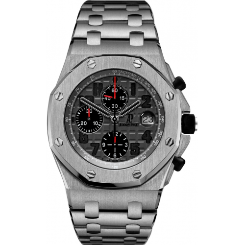 AUDEMARS PIGUET ROYAL OAK OFFSHORE CHRONOGRAPH TITANIUM GREY DIAL (2009) - 26710TI.OO.1000TI.01