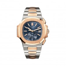 PATEK PHILIPPE NAUTILUS STEEL & ROSE GOLD CHRONOGRAPH, DATE (2019) 5980/1AR-001