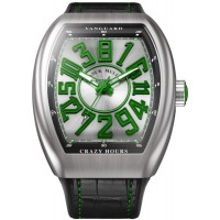 Franck Muller Vanguard Crazy Hour Green Stainless Steel 45MM