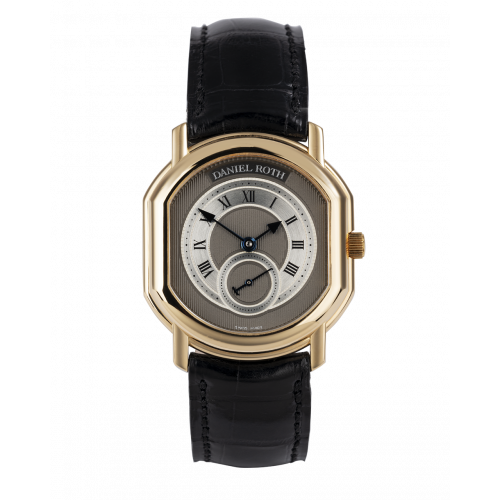 DANIEL ROTH 207J SMALL SECONDS SILVER GREY DIAL YELLOW GOLD - 201.J.30.011.CN.BA