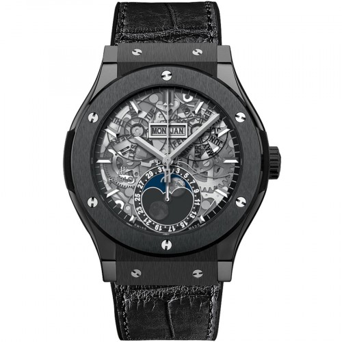 HUBLOT CLASSIC FUSION AEROFUSION MOONPHASE 45MM BLACK MAGIC - 517.CX.0170.LR