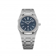AUDEMARS PIGUET ROYAL OAK EXTRA-THIN "JUMBO" BLUE STAINLESS STEEL 39MM - 15202ST.OO.1240ST.01