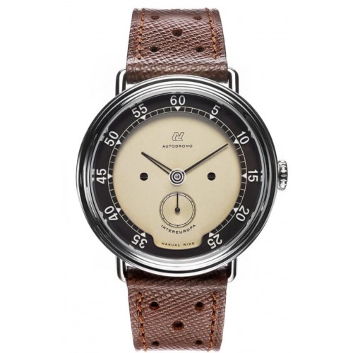 AUTODROMO INTEREUROPA MANUAL WIND CREAM DIAL 39MM