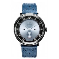 AUTODROMO INTEREUROPA MANUAL WIND SILVER BLUE DIAL 39MM