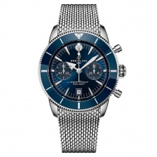 BREITLING SUPEROCEAN HERITAGE B01 CHRONOGRAPH BLUE STAINLESS STEEL 42MM(2025) - AB0156161C1A1