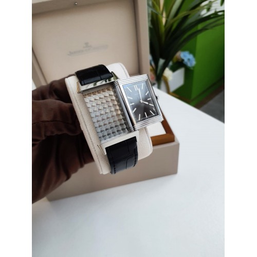 JAEGER LECOULTRE GRANDE REVERSO ULTRA-THIN 1931 STAINLESS STEEL BLACK DIAL - Q2788570