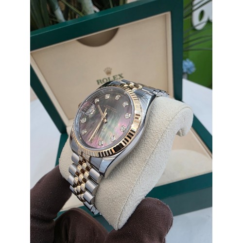 ROLEX DATEJUST MOP DIAMONDS JUBILEE STEEL & YELLOW GOLD 36MM(2014) - 116233
