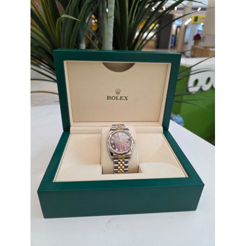 ROLEX DATEJUST MOP DIAMONDS JUBILEE STEEL & YELLOW GOLD 36MM(2014) - 116233