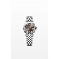 ROLEX LADY-DATEJUST 28 STEEL DARK GREY DIAL JUBILEE FLUTED BEZEL (2026) - 279174 ROLEX LADY-DATEJUST 28 STEEL DARK GREY DIAL JUBILEE FLUTED BEZEL (2026) - 279174