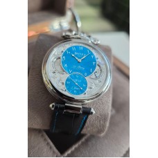 BOVET 1822 19THIRTY FLEURIER TURQUOISE GUILLOCHE ARABIC NUMERALS LIMITED EDITION OF 60 PIECES 42MM(2021) - NTS0055/17/HIN