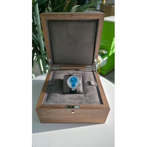 BOVET 1822 19THIRTY FLEURIER TURQUOISE GUILLOCHE ARABIC NUMERALS LIMITED EDITION OF 60 PIECES 42MM(2021) - NTS0055/17/HIN