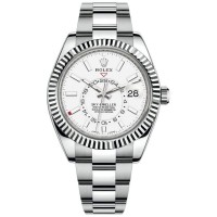 ROLEX SKY-DWELLER OYSTER WHITE DIAL STAINLESS STEEL 42MM - 326934(2020) ROLEX SKY-DWELLER OYSTER WHITE DIAL STAINLESS STEEL 42MM - 326934(2020)