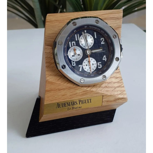 AUDEMARS PIGUET ROYAL OAK OFFSHORE TABLE CLOCK  BLUE STAINLESS STEEL(2018) - MG.CD.AC.AP0100.022.16