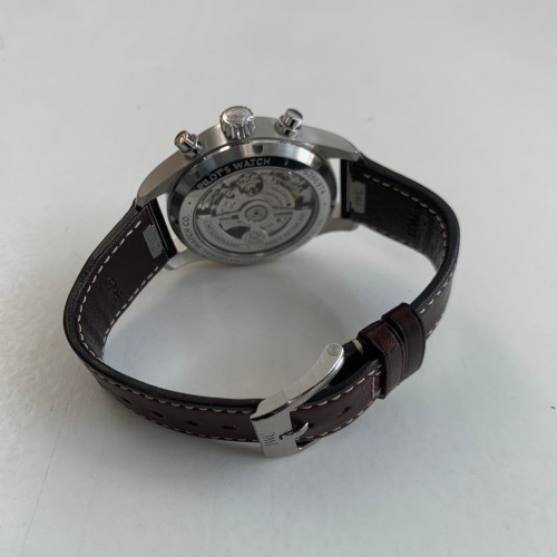 IWC PILOT'S WATCH CHRONOGRAPH GREEN DIAL STEEL