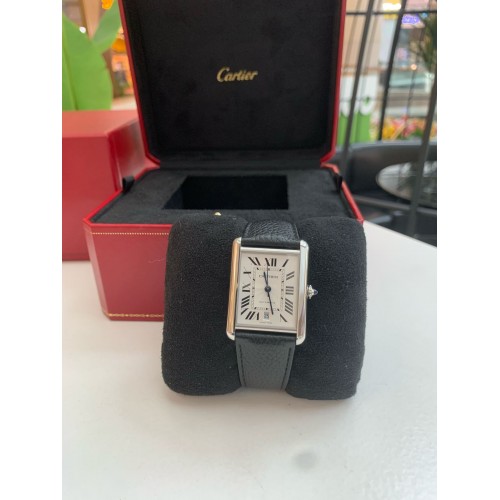 CARTIER TANK MUST EXTRA LARGE MODEL SILVER STAINLESS STEEL(2022) - WSTA0040