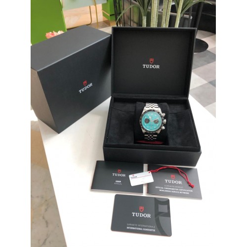 TUDOR BLACK BAY CHRONO TURQUOISE DIAL STAINLESS STEEL 41MM(2025) - M79360N-0024