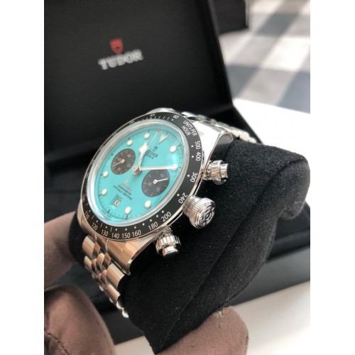 TUDOR BLACK BAY CHRONO TURQUOISE DIAL STAINLESS STEEL 41MM(2025) - M79360N-0024