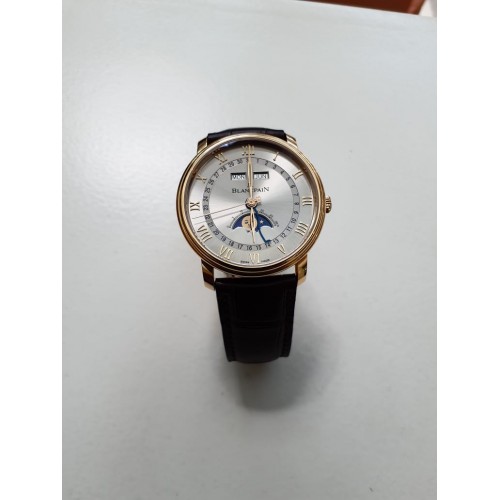 BLANCPAIN VILLERET QUANTIEME COMPLET ROSE GOLD 40MM 