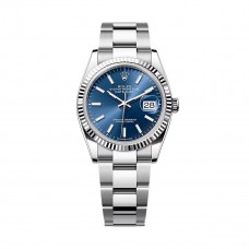 ROLEX DATEJUST FLUTED BEZEL BLUE OYSTERSTEEL 36MM - 126234 ROLEX DATEJUST FLUTED BEZEL BLUE OYSTERSTEEL 36MM - 126234