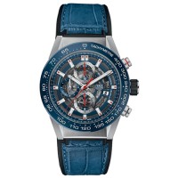 Tag Heuer Carrera Calibre Heuer 01 Blue Dial Automatic Chronograph