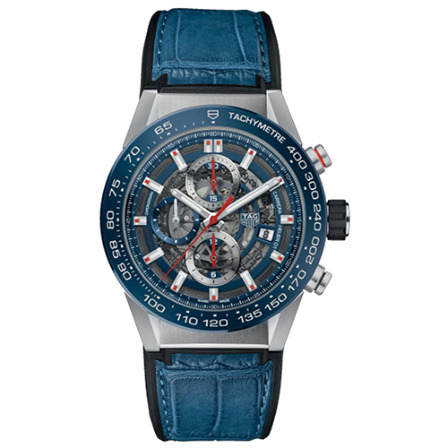 Tag Heuer Carrera Calibre Heuer 01 Blue Dial Automatic Chronograph