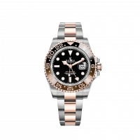 ROLEX GMT MASTER II "ROOTBEER" OYSTERSTEEL & ROSE GOLD 40mm 126711CHNR