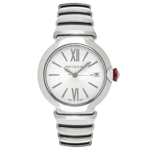 Bvlgari Lvcea Steel  Silver Opaline Dial