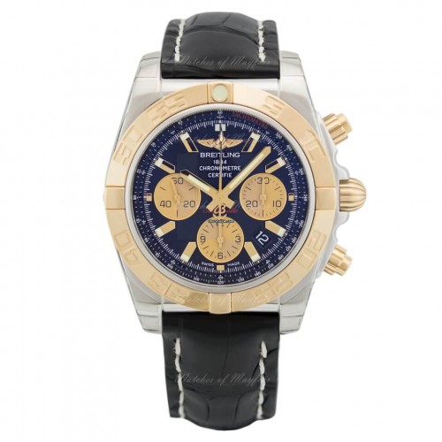 Breitling Chronomat Steel & Gold Onyx