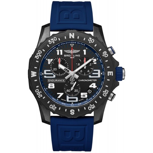 BREITLING ENDURANCE PRO 44 SUPERQUARTZ NAVY BLUE  - X82310D51B1S1