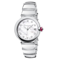 Bvlgari Lvcea White Mother of Pearl Dial