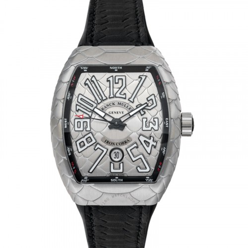 FRANCK MULLER VANGUARD IRON COBRA STAINLESS STEEL 45MM - V45 SC DT AC NR IRON COBRA