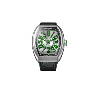 Franck Muller Vanguard Crazy Hour Green Stainless Steel 45MM