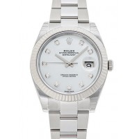 Rolex Datejust 41MM  - 26334 (MOP) Mother of Pearl Diamond Dial Fluted Bezel Oyster
