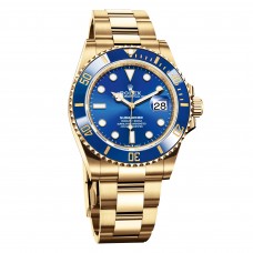ROLEX SUBMARINER DATE YELLOW GOLD BLUE DIAL 41MM - 126618LB